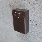 Uzvntvhn9u General Locking Wall Mounted Mailbox White Secure Mail Durable Galvanized