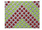 V92 100 Circles " Prismatic Free Red Diameter Shipping Dots 0.75 Reflective