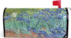 G62794421p257c293s483 Vdsrup Van Gogh Irises Flowers Mailbox Covers Magnetic Classic Art Spring Mailbo