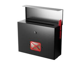 Mb-ir-01-swl Verinsiroin Steel Wall-mount Mailbox For House Rust-proof Metal Mail Boxex Large Capacit