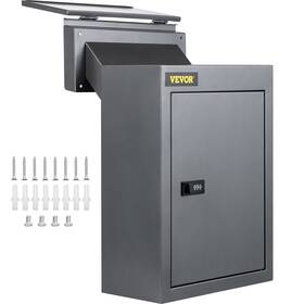 12.5ftftx6.3ftftx16.9ftft Vevor 754194451499 Through The Wall Drop Box Mail With Adjustable
