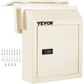 11.8ftftx4.3ftftx14.2ftft Vevor Cmxbxmhsxda72ngn7 Through-the-door Locking Drop Box Door Beige