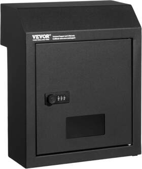 Ma074 Vevor Through The Door Key Drop Box Heavy Duty Steel Mailbox