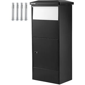 Bgxh4831112cmeiot Vevor Package Delivery Drop Box Parcel Mailbox 18.9inchx12inchx44inch Porch Container