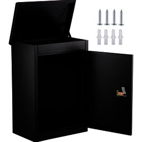 Vevor Parcel Drop Box Mailbox 19.7x13.4x8.7 Wall Mounted Package Code Lock