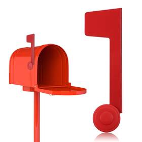 711236 Vin Beauty Mailbox Flag Red For Metal Box Flags Universal Easy Installati