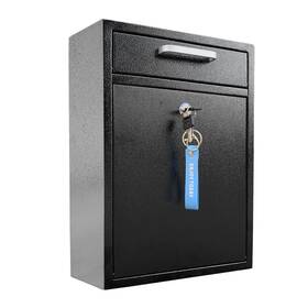 Vorvil 860008854575 Locking Mailbox Wall Mount - Galvanized Steel With Keys For Outdoor