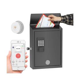 Mb200-wifi Wehere Mailbox With Wi-fi Bridge Wall Mount Locking Postbox For House Otp/a