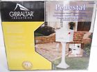 12149l White Pedestal Gibraltar Post-mount Mailbox