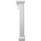 Mb187w White Highland Post Solar Plastic Group