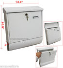 White Mount Retrieval 14x17x4 Door 2 " Keys Wall Box Steel Mail