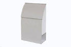 White Wall Mount Mailboxes Mail Box Lid Steel W Newspaper Holder Post Residential Mounted 770327449041