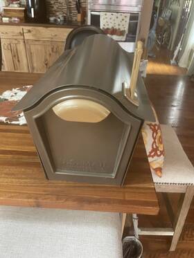 16141sa Whitehall Mailbox Bronze Extra Large 19x8.slide Up Flag
