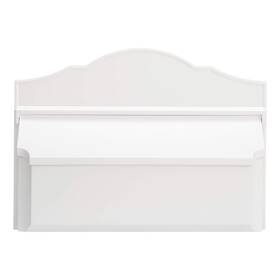 Whitehall 719455166024 16602 Colonial Wall Mailbox White