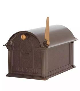Whitehall Products 726084458833 Balmoral Bronze Mailbox