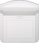 70743 Whitehall Wall Mailbox Locking White Extra Large