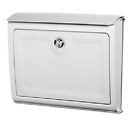 Whitman White Mailbox By With Lock Brand New Stainless Steel 832794004427
