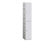 92168gy-a Wide Double Tier Assembled 92168gy- Locker Color 1 Gray Salsbury