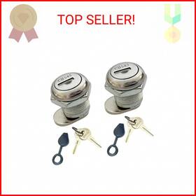 Wjskdq Scth-003 2pcs Truck Tool Box Lock With Keys - Replacement Pickup Toolbox Cylinder Fo