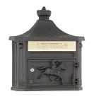 Wm-211-blk Amco Mailboxes Victorian Locking Wall Mounted Mailbox