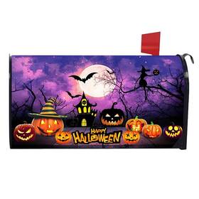 Wofole 607741484771 Halloween Mailbox Covers Magnetic Standard Size Pumpkin Autumn Post Bo