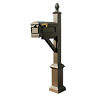 Wpd-sb1-s3-lmc-brz Qualarc Westhaven Bronze Square Base And Pineapple Finial 852251008027
