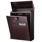 X-mbx-06-001 Xcceries Steel Mailbox Mail Box Wall Mount Newspaper 657258032064
