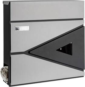 Xhlokk 445000103109 Locking Wall-mount Mailbox Large Capacity Rust Resistant Mail Box Security Key