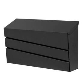 B0cllpq114 Xhlokk Wall-mount Mailbox Galvanized Steel Outdoor Rust Resistant Wall Mounted