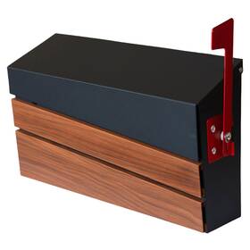 Mb067-nw-flag Xhlokk Wall Mount Mailboxes Morden Mailbox For House Metal Outside With Wa