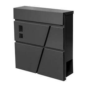 Xhlokk Md071 Wall Mount Mailboxes Modern Drop Mailbox For Outside Locking Securit