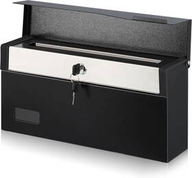 Xydled 313051486458 Mailbox With Key Lock Locking Wall Mount Mail Boxes For Outside Steel H