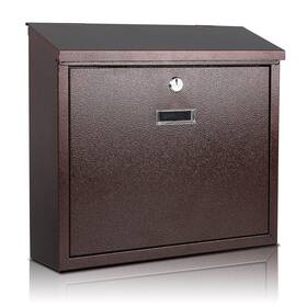 Xydled 786411066230 Mail Boxes With Key Lock Locking Mailbox Wall Mounted Large Capacity Galvan