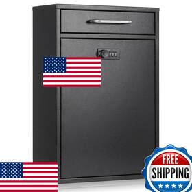 B08jyjbhby Xydled Wall Mount Mailbox With Combination Lock - Secure And Large Capacity