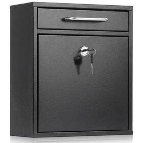 B09fp42ygt Xydled Steel Locking Wall Mount Mailbox Medium Security Key Drop Box