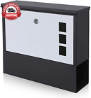 Xydled Mail Boxes With Key Lock Large Capacity Wall Mounted Locking Security Mai