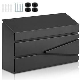 B0dpmrfckd Yaocom Wall Mount Mailbox Large Capacity For Outside Galvanized Steel