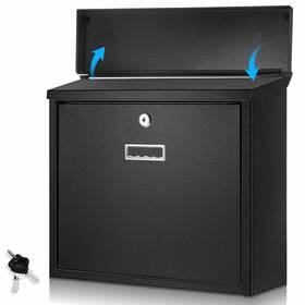 Xie-yaocom-1460 Yaocom Locking Mailbox Wall Mount Large Capacity Locked Mail Boxes With Key Lock For