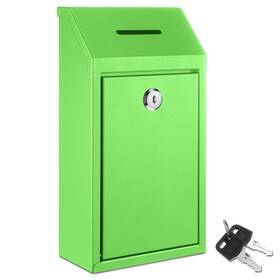 Xie-yaocom-2123 Yaocom Metal Donation Cash Box Collection Safe Suggestion With Lock Wall Mounted