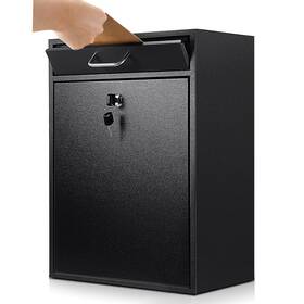 Xie-yaocom-2125 Yaocom Locking Mailbox With Key For Outdoor 18 X 15 7 Inches Large Wall Mount Mail
