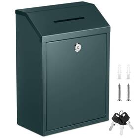 Xie-yaocom-2551 Yaocom Metal Donation Cash Box Collection Safe Suggestion With Lock Wall Mounted