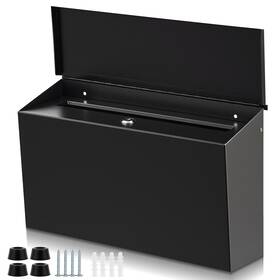 Yaocom Xie-yaocom-2933 Locking Wall Mount Mailbox For Outside 15. 35 X 9. 45 3. 94 Inch Lar
