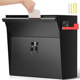 Xie-yaocom-3001 Yaocom Extra Large Wall Mount Mailboxes For Outside 18 X 16.5 7 Inches Locking Sec