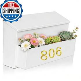 Ydocabinit B0clqzxnsw Wall Mount Mailbox Large Capacity For House Outside 3 Sets Of 0-9