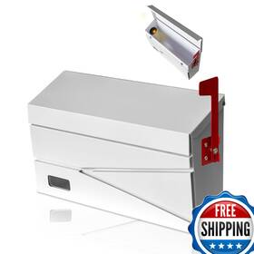 Ydocabinit B0drc9r9n7 Wall Mount Mailbox Large Capacity For House Flag Visibility