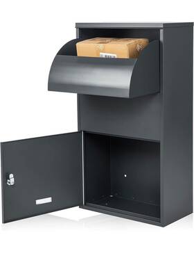 Bg010b Ydocabinit Package Delivery Box Outside Wall Mountable Galvanized Steel Mailbox