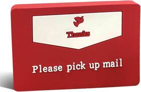 Yeebeny 445031329356 Mailbox Flag For Outgoing Mail Post With Bright Red Background Plea