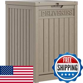 Yitahome B0d8j8h9jh 51 Gallon Resin Package Delivery For Outside Storage Lockable Secure