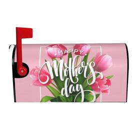 Yomane 041228054208 Mailbox Cover Happy Mothers Day Beautiful Flower Print Outdoor Mail Le