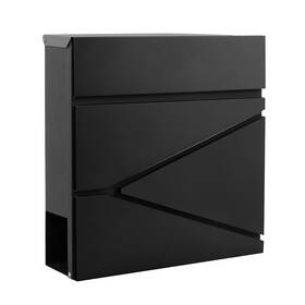 Yoobox 653854444553 Wall-mount Mailbox For House Outside Security Key Drop Box With Lock And
